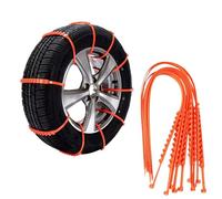GAENZA Cadenas Antideslizantes Universales para Nieve, para Camiones Y Suvs, Bridas De Plástico Antideslizantes De Emergencia, Cadenas De Tracción Antideslizantes Y Cables para Ruedas,A,10PCS