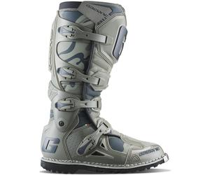 Gaerne Fastback Enduro Botas de motocross, gris/verde, Talla 47