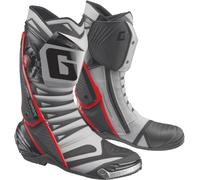 Gaerne GP1 Evo Racing Botas de moto, negro-gris-rojo, tamaño 45 para Hombres