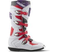 Gaerne GX-J Botas de Motocross para Niños, blanco/rojo, Talla 39