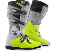 Gaerne GX-J Botas de Motocross para Niños, gris-amarillo, tamaño 39