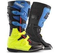 Gaerne GX-J, botas niños 40 EU male Negro/Azul/Amarillo Neón