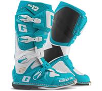 Gaerne SG-12 Botas de motocross, blanco-turquesa, tamaño 44 para Hombres