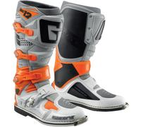 Gaerne SG-12 Botas de motocross, gris-blanco-naranja, tamaño 42 para Hombres