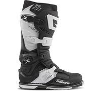 Gaerne SG-22 Botas de motocross, negro-blanco, tamaño 48 para Hombres