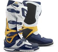 Gaerne SG-22 Squadron, botas 47 EU male Blanco/Azul Oscuro/Oro