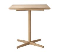 Gärsnäs Mesa de comedor con pie Tak 70x70 cm Monocoat natural
