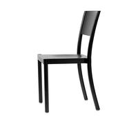 Gärsnäs Silla Light & Easy Fresno-teñido negro-asiento chapado