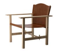 Gärsnäs Sillón Ferdinand Roble-sin tratar - cuero Tärnsjö cognac