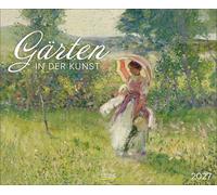 Gärten in der Kunst 2027: Kunstkalender mit Werken des Künstlers Claude Monet, Impressionismus. Wandkalender im Format: 36 x 44 cm.