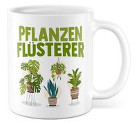 Gärtner Tasse Geschenk Pflanzenflüsterer, Kaffeeasse Pflanze Gärtnerin Freunde Witz, Geschenkidee Humor Arbeitskollegin lustig Natur Kaffee-Becher