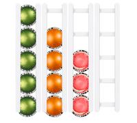 GAESHOW Estantería de pared para monodosis de café para Nespresso, contenedor de almacenamiento para monodosis de pared, sin agujeros, para puertas de mostrador y encimeras interiores