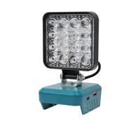 GAESHOW LáMpara de Trabajo para Bosch De 18 V, 48 W, 6000 Lm, 2 Modos, Foco LED con BateríA Tipo C y Carga USB, Luz de Trabajo InaláMbrica para ReparacióN de Coches, IluminacióN DoméStica