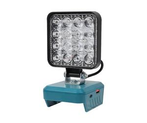 GAESHOW LáMpara de Trabajo para Bosch De 18 V, 48 W, 6000 Lm, 2 Modos, Foco LED con BateríA Tipo C y Carga USB, Luz de Trabajo InaláMbrica para ReparacióN de Coches, IluminacióN DoméStica