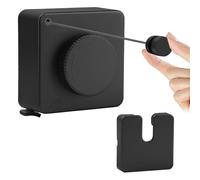 GAESHOW Tendedero Retractable, Cuerda de Lavandería Extensible de 4.8m, Línea de Lavandería Montada en la Pared para Interiores, Exteriores, Balcón (Negro)