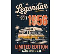 Gästebuch 70. Geburtstag - Legendär - Limited Edition: Geschenkidee für Camper & Wohnmobil-Liebhaber - 100 Seiten für Glückwünsche, Erinnerungen & ... Design - Geschenk für Männer & Frauen