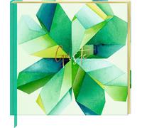Gästebuch - Gäste: All about green: Gästebuch hochwertig mit Gol (Tapa dura)
