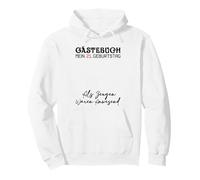 Gästebuch Mein 21. Geburtstag Libro de visitas Firma Sudadera con Capucha
