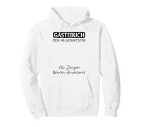 Gästebuch Mein 40. Geburtstag Libro de visitas Firma Sudadera con Capucha