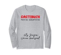 Gästebuch Mein 60. Geburtstag Libro de visitas Firma Manga Larga