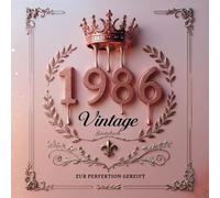 Gästebuch zum 40. Geburtstag - Vintage-Rosegold-Design im Stil der 80er - Stilvoll und unvergesslich