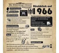 Gästebuch zum 60. Geburtstag - Rückblick auf 1966 | Die Geburtstags-Gazette | Jubiläumsedition: Vintage-Zeitungsdesign - 120 leere Seiten für Wünsche, Fotos & Erinnerungen - Format 21×21 cm