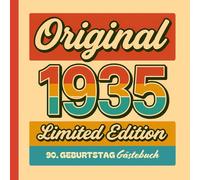 Gästebuch zum 90. Geburtstag: Buch mit Fragen zum Eintragen von Glückwünschen und Fotos der Gäste - lustiges Geschenk zum 90. Geburtstag für Frauen, Männer und Opa