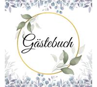 Gästebuch zum Ausfüllen für Wünsche, Erinnerungen, Party-Fotos & mehr - Blanko - Softcover Quadratisch - Geburtstag - Hochzeit - Taufe - Jubiläum - ... - Kommunion - Polterabend - für jeden Anlass