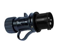 Gaestopas argo rapida - Clavija aérea 2 polos+tierra 16a 6 hora/s ip44 negro