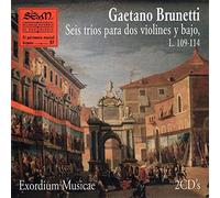 Gaetano Brunetti (1744-1798): Seis tríos para dos violines y bajo, L. 109-114