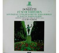 GAETANO DONIZETTI: FÜNF OUVERTÜREN: DON PASQUALE - LINDA DI CHAMONIX - MARIA DI ROHAN - LE MARTYR - MARINO FALIERO (Vinyl Schallplatte)