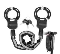 Gaethra - Candado para tritinte eléctrico, candado para patinete con llave y bolsa impermeable, cadenas antirrobo para bicicleta, scooter, bicicleta eléctrica, patinete autoequilibrado
