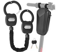 Gaethra Candado Patinete Electrico con Combinacion Código de 4 Cifras, Candado Bicicleta, Antirrobo Patinete Electrico Candado, E Scooter Lock para Stroller, Bicicleta, Scooter, Motos