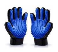 GAEVAZ Pack 2 Guantes Quitapelos Mascotas - Derecha e Izquierda - Guante para Perros y Gatos con Masaje - Pelo Suelto Fácilmente