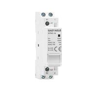 GAEYAELE Contactor modular automático Contactor doméstico Tipo de riel DIN(2P 16A 1NO1NC 220VAC)