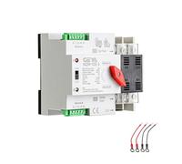 GAEYAELE Controlador de interruptor de transferencia automática Tipo eléctrico máximo 100A 2Pole 110V Din Rail Montado (2P 100A AC110V)