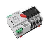 GAEYAELE Controlador de interruptor de transferencia automática Tipo eléctrico máximo 63A 4Pole 220V Montaje en riel DIN(4P 63A AC220V)