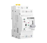 GAEYAELE Interruptor de Transferencia Automática Interruptor de Alimentación Dual Alimentación Ininterrumpida Tipo de Carril DIN (2Polo 63A AC220V)