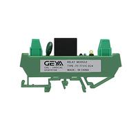 GAEYAELE Módulo de relé de 1canal AC/DC24V Din Rail Montado en riel GSM Módulo temporizador de control de relé(AC/DC24V)