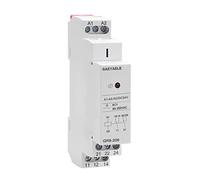 GAEYAELE Relé auxiliar de relé intermedio 8A 2SPDT Relé de interruptor de riel DIN (GR8-208,AC/DC 24V)