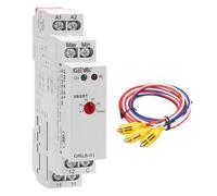 GAEYAELE Relé de control de temporizador de líquido Controlador electrónico de nivel de líquido 10A (GRL8-01+Sensor,AC/DC24V-240V)