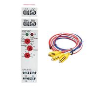 GAEYAELE Relé de control de temporizador de líquido Controlador electrónico de nivel de líquido 10A (GRL8-02+Sensor,AC/DC24V-240V)