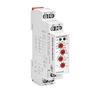 GAEYAELE Relé de protección de voltaje con secuencia de fase Función de tiempo de retardo de asimetría de falla de fase AC127V-265V 10A 1SPDT (GRV8-05,M265)