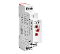 GAEYAELE Relé de tiempo multifunción 16A con 10 opciones de función Relé AC/DC12V-240V (GRT8-M2,AC/DC12V-240V)