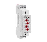 GAEYAELE Temporizador de Ciclo asimétrico 1SPDT Relé 16A AC/DC12V-240V Relé de repetición electrónica (GRT8-S1, AC/DC12V-240V)