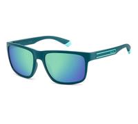 Gafa de sol POLAROID PLD 2157/S PYW (5Z) MATTE TEAL/GREY GREEN MIRR POLARIZED