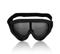 Gafa Malla Resistente de Material, Oculos para Airsoft Aire Libre Protección Esquí Moto Prueba Viento Táctica Diario MontañIsmo Metálica Protectora Ocular Táctico Caza Arena Ojo Reemplazo Paintball
