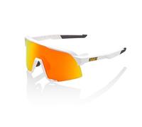 Gafas de sol S3 Soft Tact White HiPER con lentes de espejo multicapa (naranja) - 100%