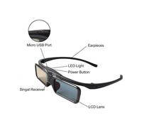 Gafas 3D activas recargables con Bluetooth y radiofrecuencia, compatibles con proyectores de TV 3D Sony TDG-BT500A