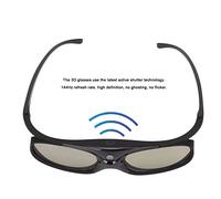Gafas 3D de 144 Hz, 2 uds. DLP Link 3D, Gafas con Obturador Activo, Lentes LCD, Gafas de Proyector 3D para Proyectores 3D DLP